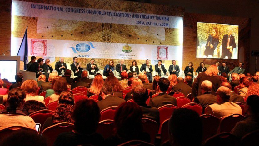Министър Ангелкова и генералният секретар на СОТ откриха първия Международен конгрес на световните цивилизации и модерния туризъм в София