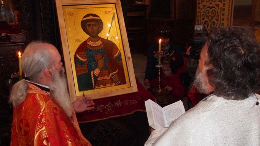 Осветиха икона на св. Георги за бесарабските българи