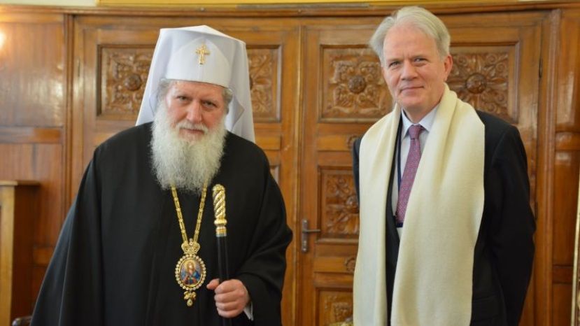 патриарх Неофит и посол Франции в Болгарии