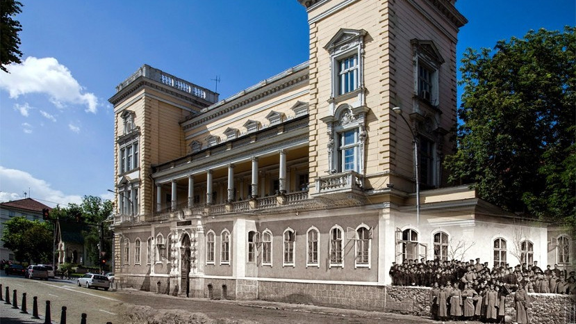 Военный клуб в 1892 г., когда здание все еще принадлежало Офицерской школе