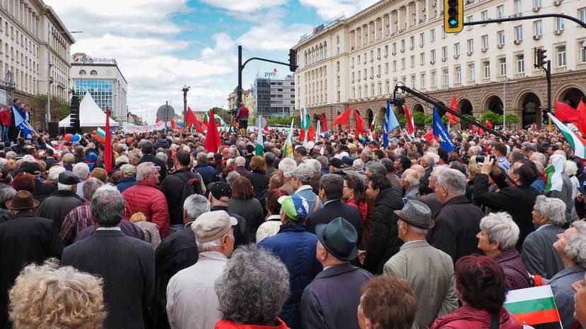 ТАСС: В Болгарии прошли первомайские митинги и шествия