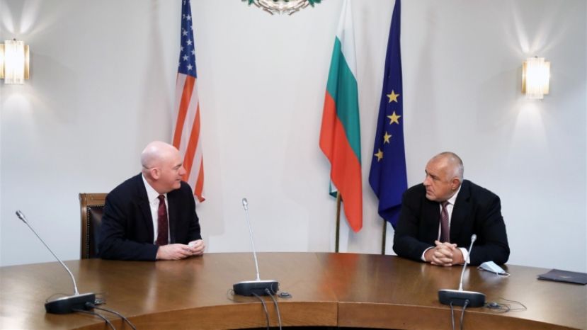 Премиерът Бойко Борисов обсъди с помощник държавния секретар на САЩ по политико-военните въпроси Кларк Купър стратегическото партньорство между двете страни