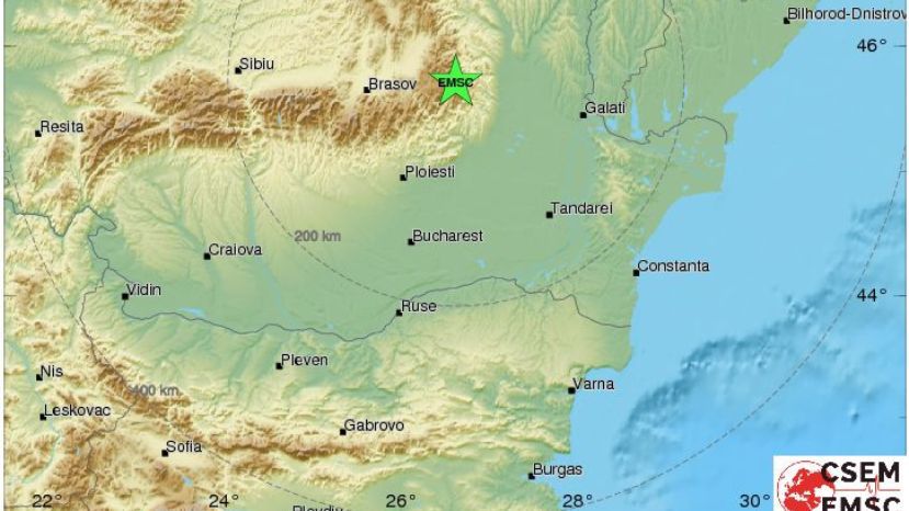 Сильное землетрясение в Румынии ощутили и жители Болгарии