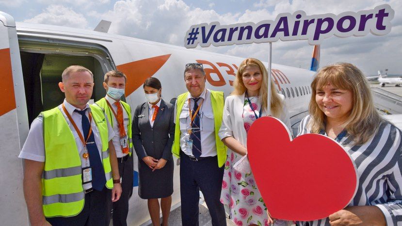 Авиакомпания Азимут выполнила первый рейс из Ростова-на-Дону в Варну