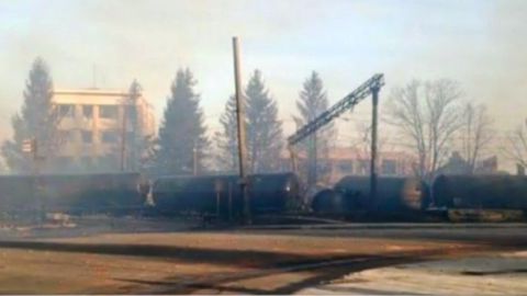 Четыре человека погибли в результате взрыва ж/д цистерн с газом в Болгарии