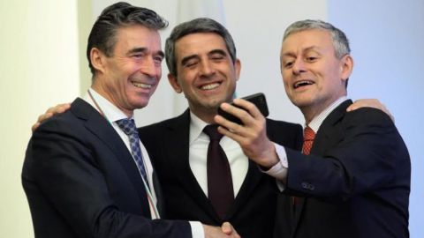 Андерс Фог Расмуссен, Росен Плевнелиев и Соломон Паси