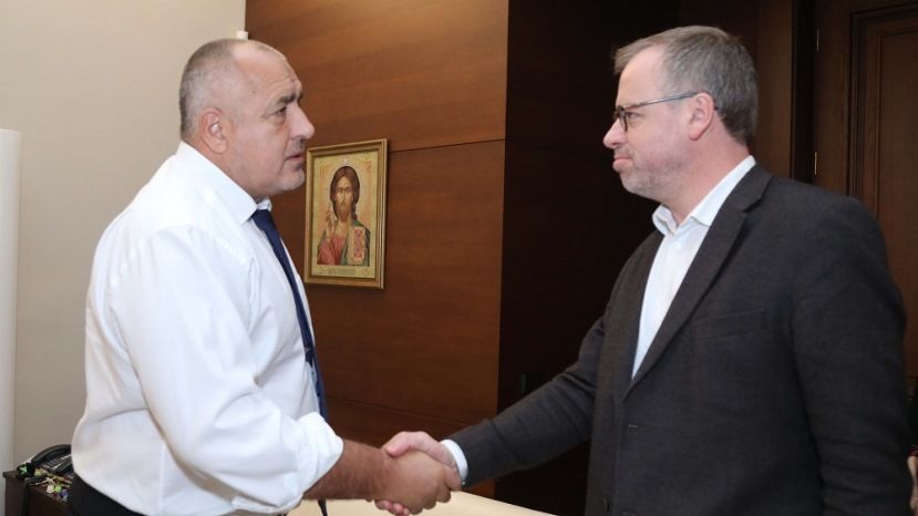 Бойко Борисов се срещна с генералния секретар на „Репортери без граници“ Кристоф Делоар