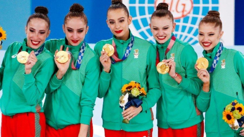 Сборная Болгарии по художественной гимнастике завоевала золото Олимпиады