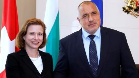 Криста Марквальдер и Бойко Борисов