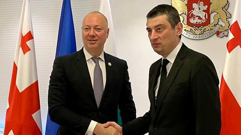 Министър Росен Желязков и премиерът на Грузия обсъдиха развитието на транспортната и дигиталната свързаност през Черно море