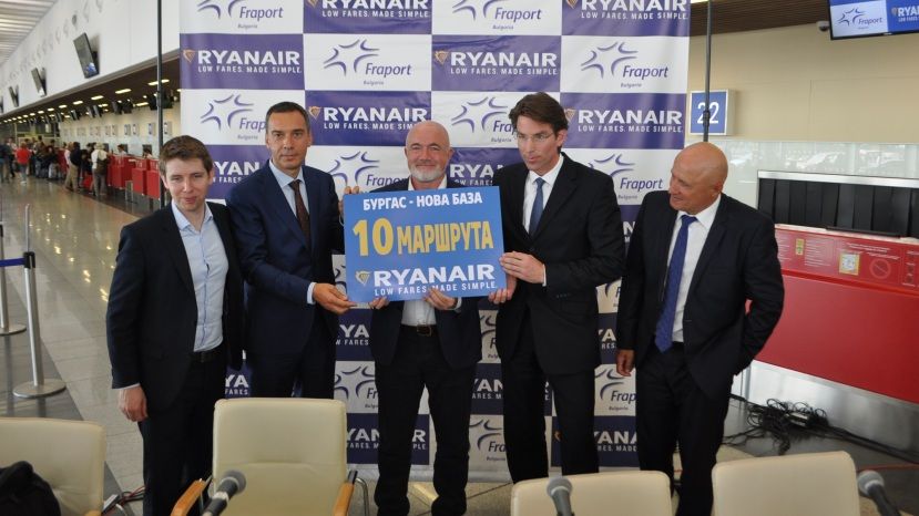 Лоукостер Ryanair свяжет Бургас с Каунасом