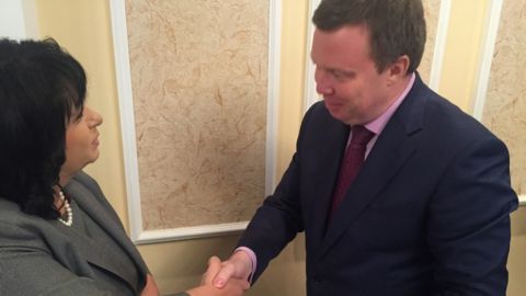 Теменужка Петкова и Кирилл Комаров