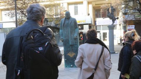 В Софии появился памятник премьеру Борисову