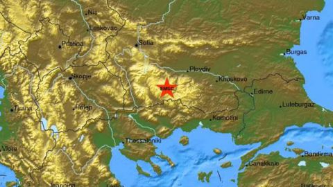 В районе Пазарджика зарегистрировано слабое землетрясение