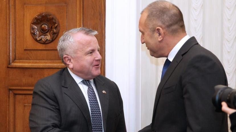 Президентът Румен Радев се срещна със заместник-държавния секретар на САЩ Джон Съливан