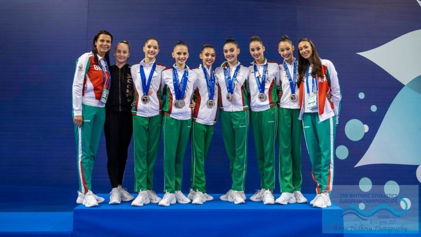 Сборная Болгарии третья в медальном зачете чемпионата Европы по художественной гимнастике