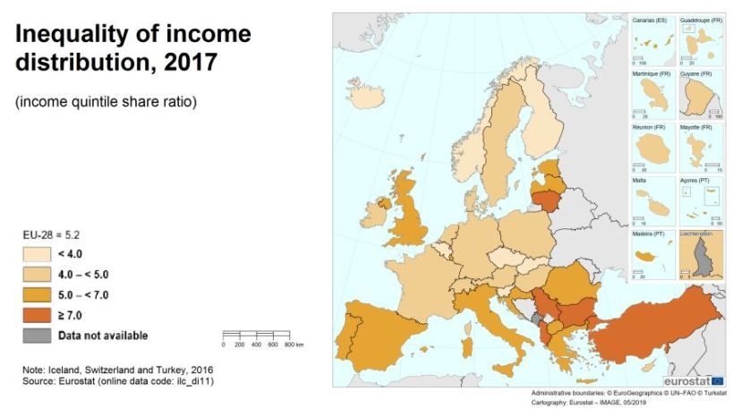 Болгария – лидер ЕС по неравенству доходов