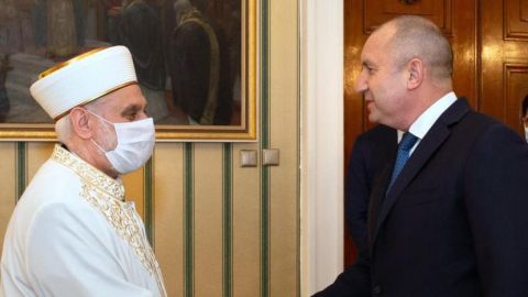 Президентът Румен Радев проведе среща с главния мюфтия д-р Мустафа Хаджи
