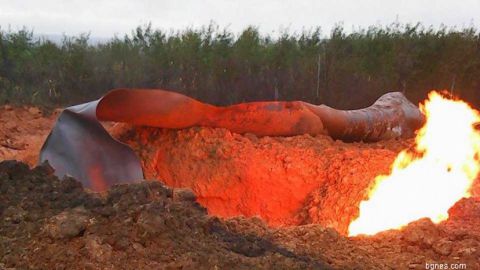 Причиной возгорания газопровода в Болгарии стали старые трубы
