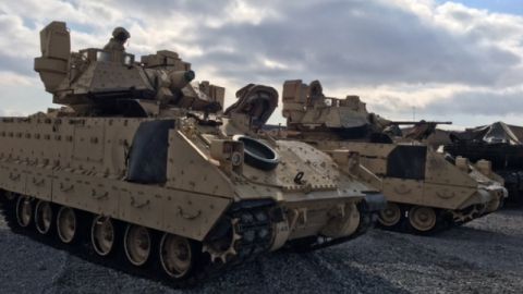 В Болгарию прибыла боевая и вспомогательная техника Сухопутных войск США