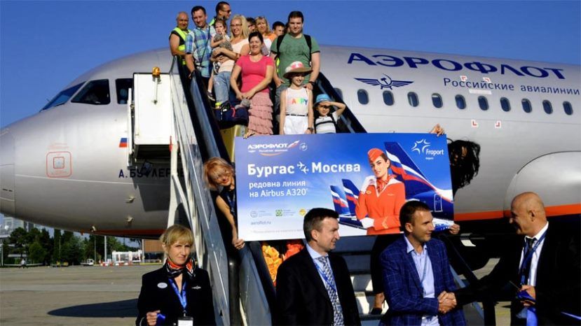 Аэрофлот открывает регулярные рейсы из Москвы в Бургас
