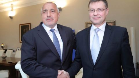 Бойко Борисов и Валдис Домбровскис