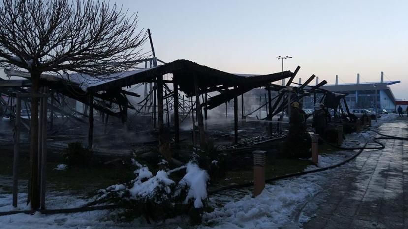 Заведение се запали тази сутрин в София, няма пострадали