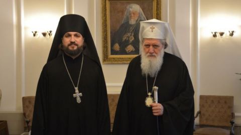 Новый представитель Московского патриарха встретился с Болгарским патриархом Неофитом
