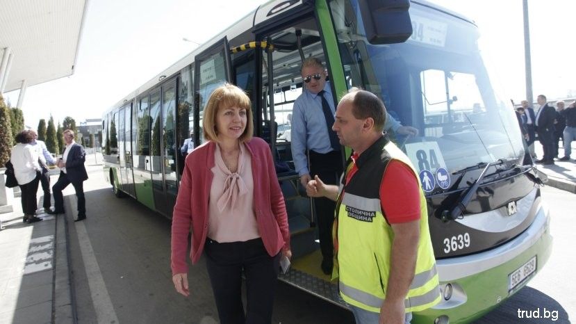 В Софии запустили электрический автобус