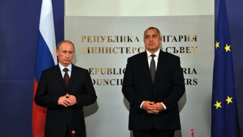 Владимир Путин в Софии в ноябре 2010 года