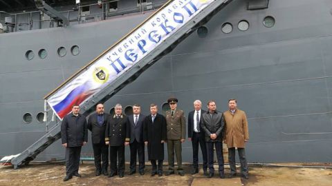 В Варне закончен ремонт Учебного корабля Балтийского флота "Перекоп"