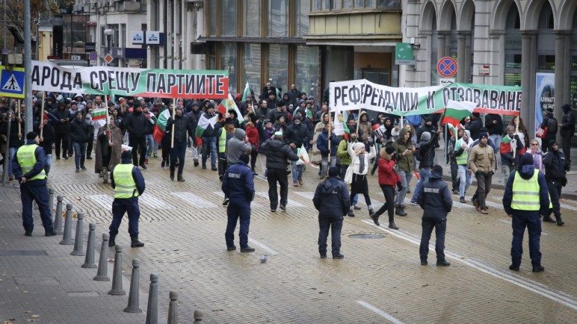 В выходные в Болгарии прошли массовые акции протеста