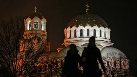 Патриарший кафедральный собор Святого Александра Невского отмечает свой праздник