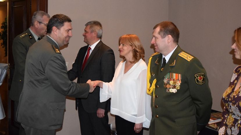 В посольстве Беларуси в Софии был дан прием в честь Дня защитника Отечества и вооруженных сил страны