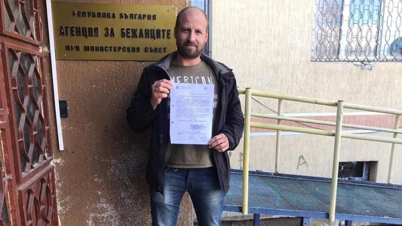 Руският опозиционер Евгений Чупов, избягал от режима на Путин, получи статут на бежанец в България