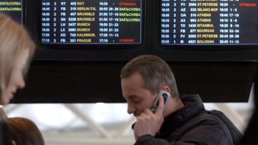 В июле каждый четвертый самолет вылетел из Болгарии с опозданием
