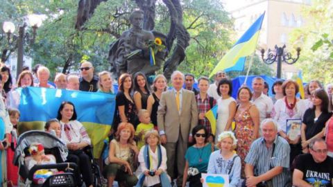 Украинцы в Болгарии отметили 24-летие Независимости Украины
