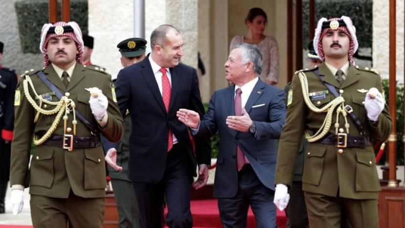 Президент Болгарии встретился с королем Иордании Абдаллой II ибн Хусейном