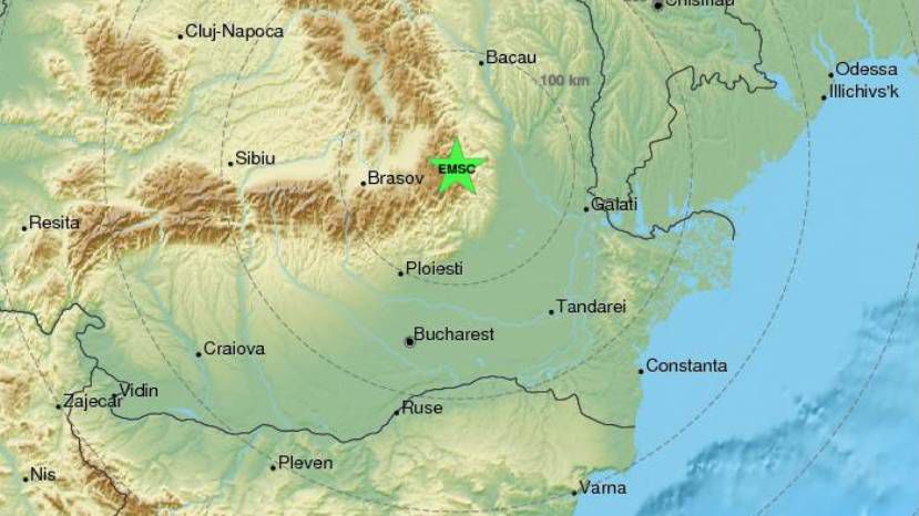 Сильное землетрясение в Румынии ощущалось и в Болгарии