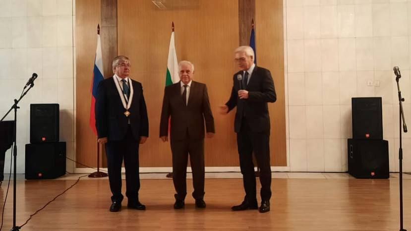 В Москва се състоя тържествено връчване на ордена «Мадарски конник» първа степен на Посланика на Русия в България (2016-2021 г.) Анатолий Макаров