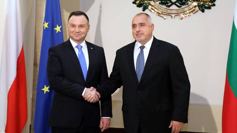 Премиерът Бойко Борисов се срещна с президента на Полша Анджей Дуда