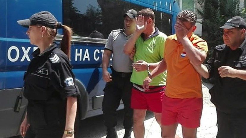 В Болгарии арестовали россиян за нападение на полицейских (видео)
