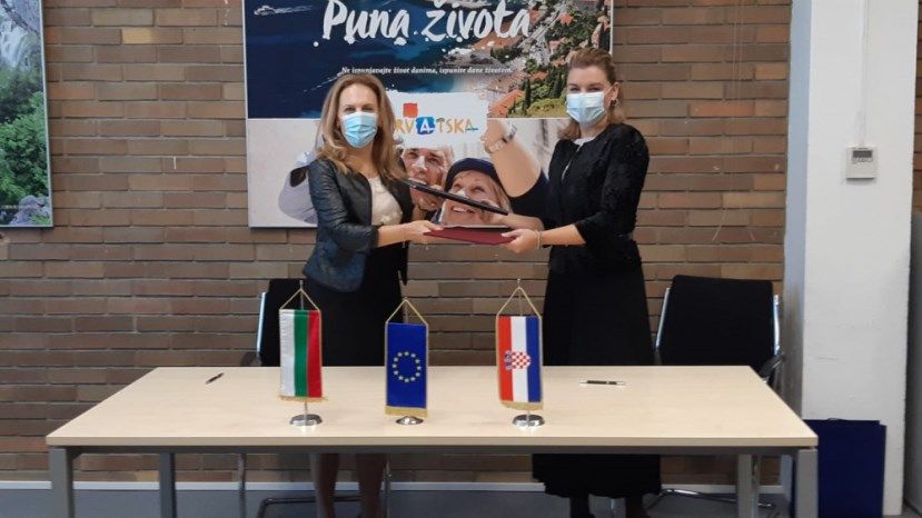 Вицепремиерът Марияна Николова и хърватският министър на туризма и спорта Николина Бърняц подписаха Меморандум за сътрудничество