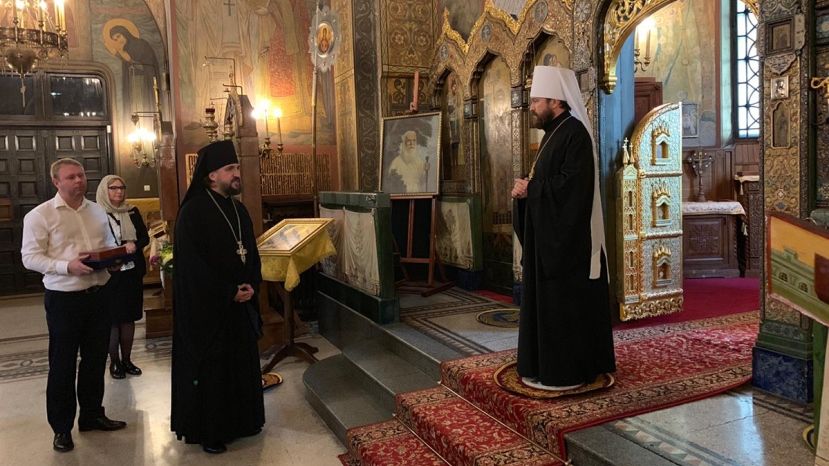 Началась поездка митрополита Волоколамского Илариона в Болгарию