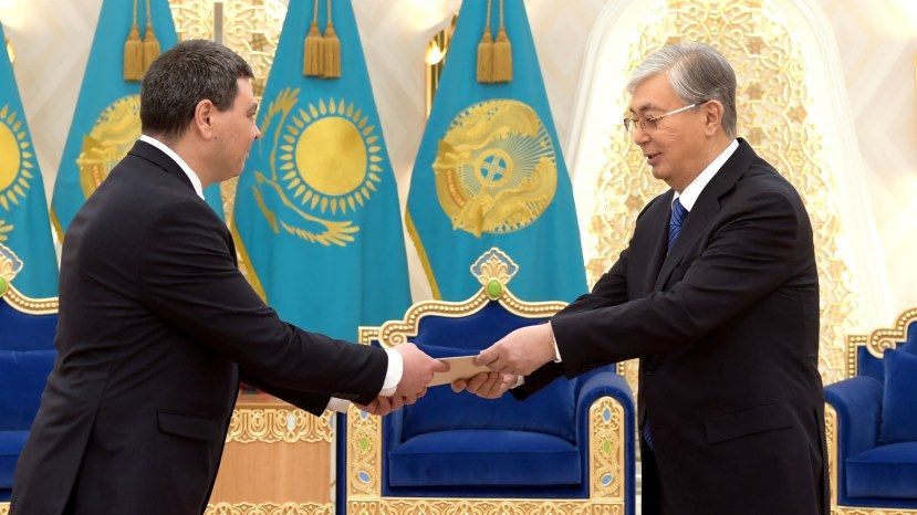 Новый посол Болгарии вручил верительные грамоты президенту Казахстана