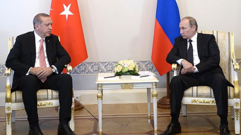  Реджеп Эрдоган и Владимир Путин