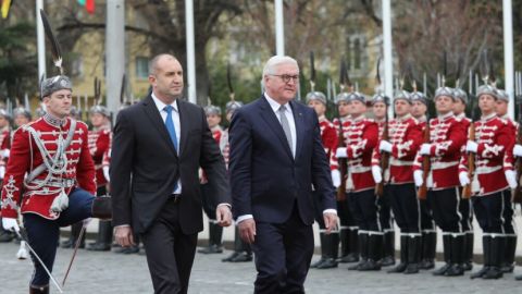В Болгарии встретили президента Германии