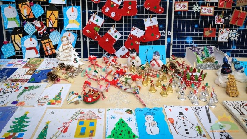 На одну неделю школа в „Камчии“ превратилась в Рождественскую мастерскую
