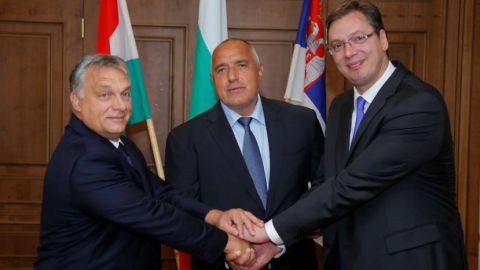 Виктор Орбант, Бойко Борисов и Александр Вучич