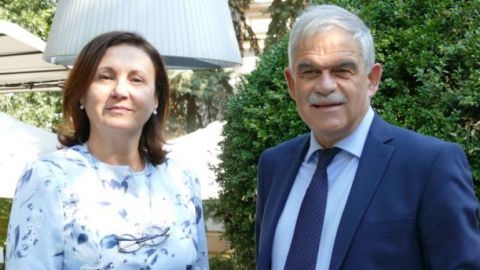 Румяна Бычварова и Никос Тоскас